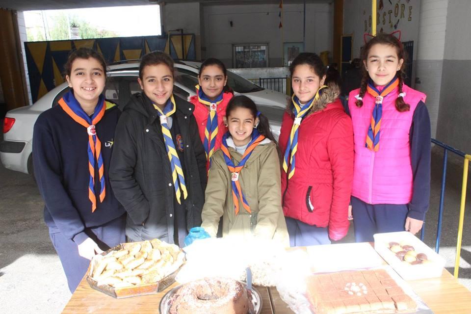 Jasmine patrol fundraising their patrol by their effort