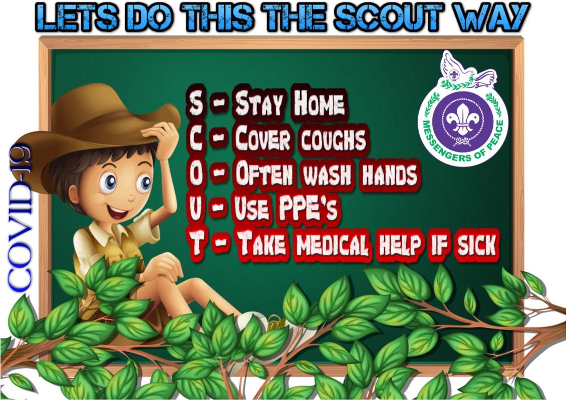 Lets Work TOGETHER to Prevent COVID-19 - "THE SCOUT WAY"