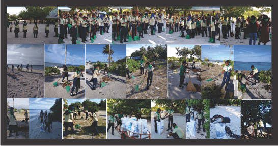 Beach cleaning day 
