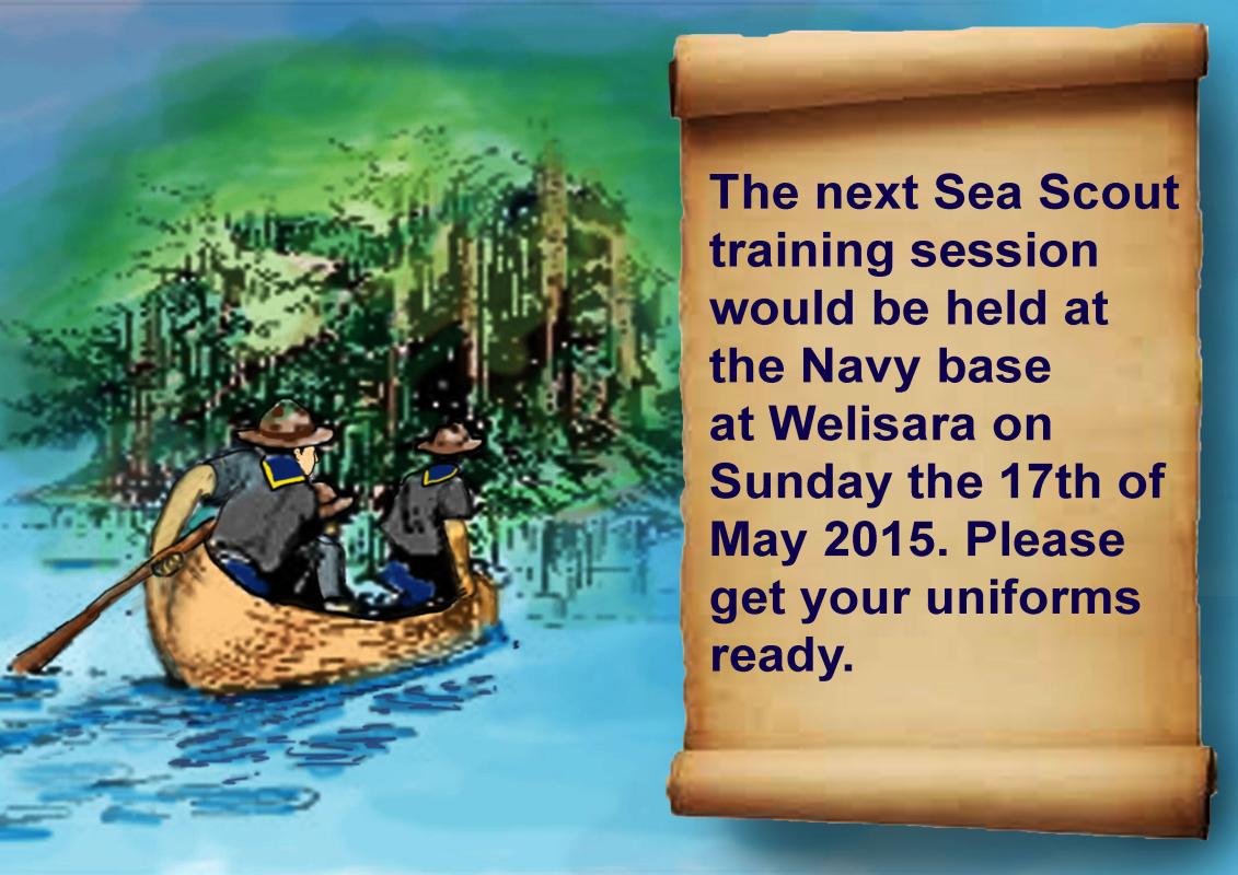 sea Scout training by the Sri Lanka Navy