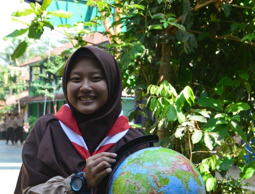 The youngest Scout at International Conference