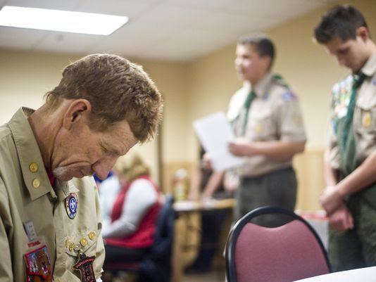 Scouts Rally to Support Scoutmaster Batting Cancer