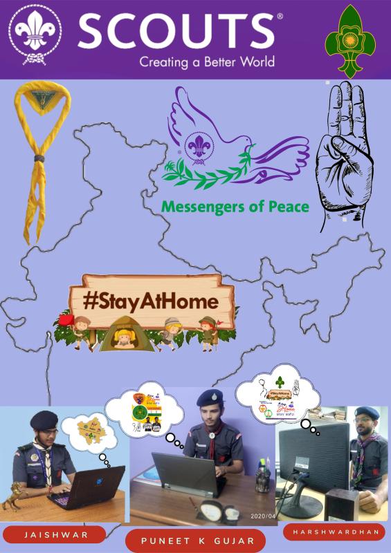 स्काउट युवा ले रहे हैं पोस्ट क्रिएशन में रुचि