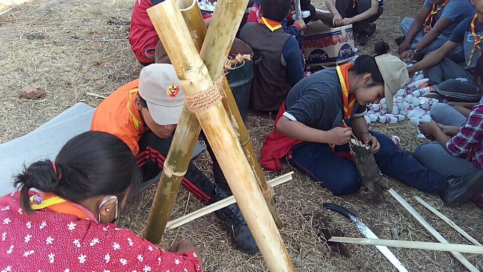 Regional camp at Choekhorling, Sarpang