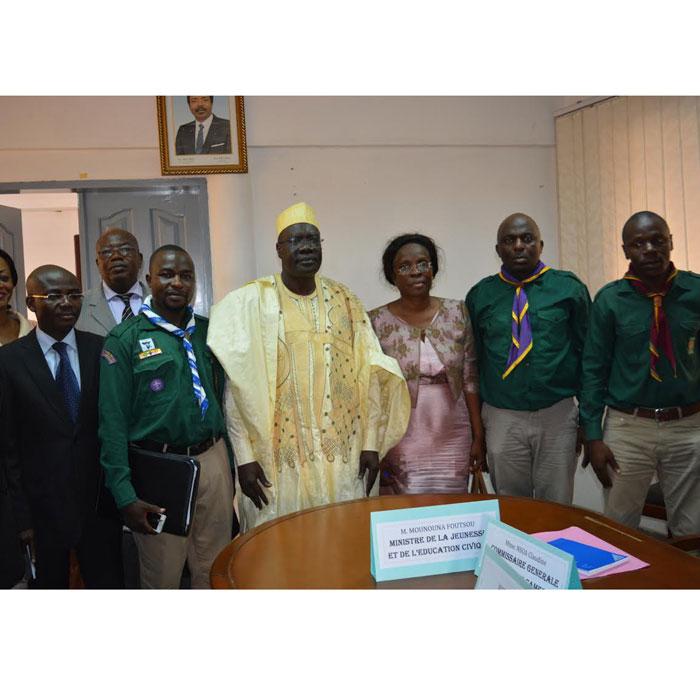  Le mouvement est venu solliciter un accompagnement du Minjec pour l’organisation de la 7ème édition du Jamborée.