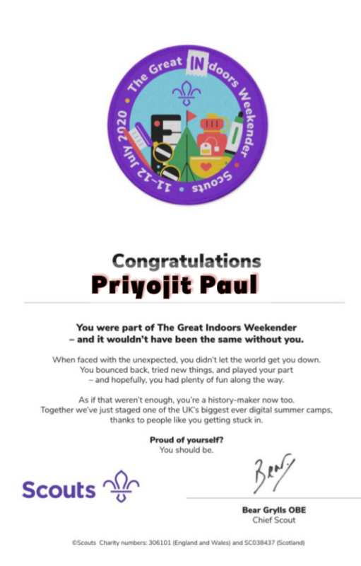 গ্রেট উইন্ডো ওই কেন্দ্র ক্যাম্পে অংশগ্রহণ করা