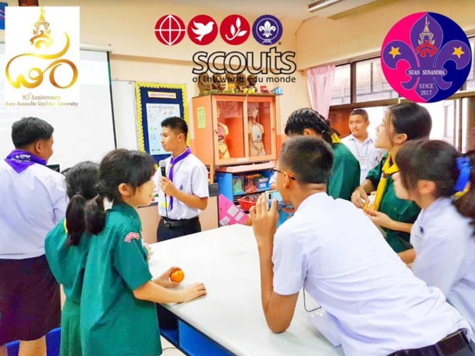 กิจกรรมบูรณาการความรู้และรายได้เพื่อน้อง ครั้งทึ่ 20 "การวัดนํ้าหนักเเบบอาร์คีมีดิส"