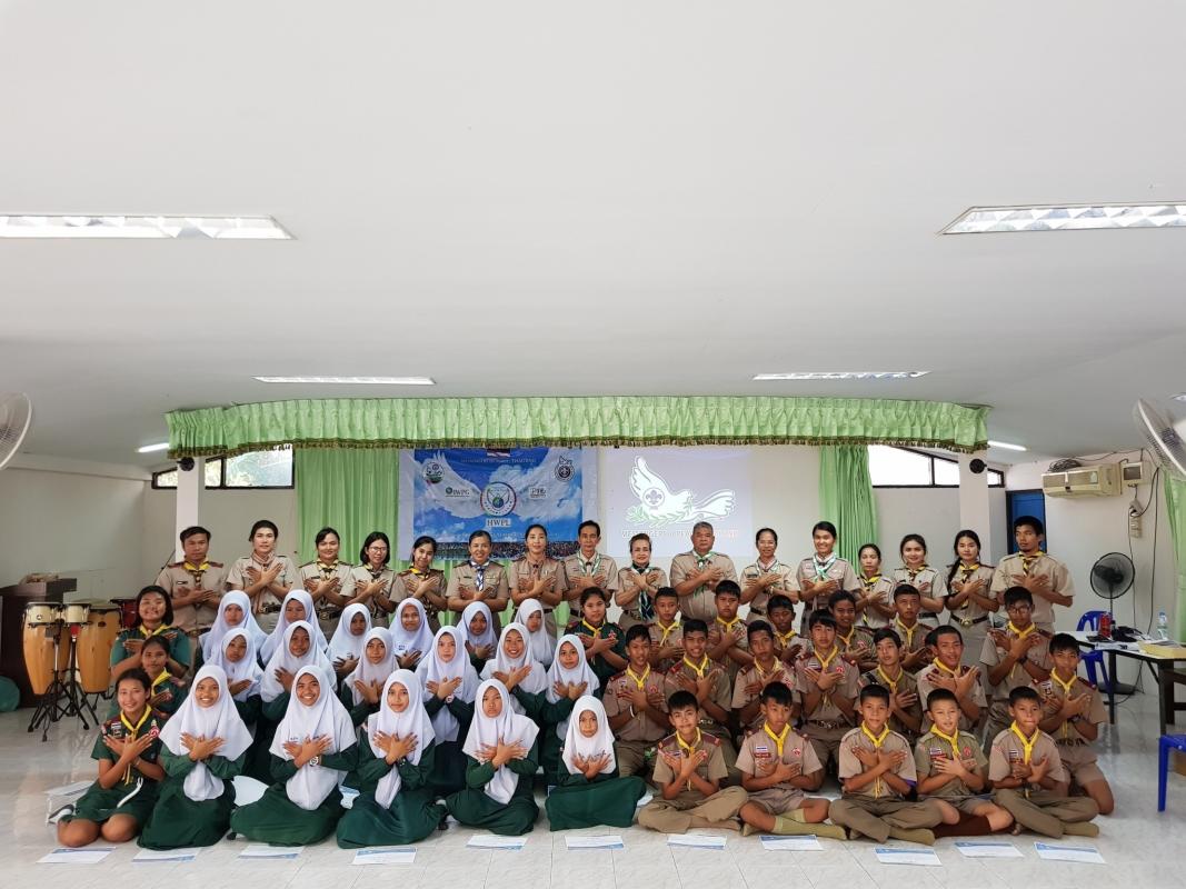 The 6th"We Are One Project"Messengers of Peace Scout Training at school by Local Coordinators.