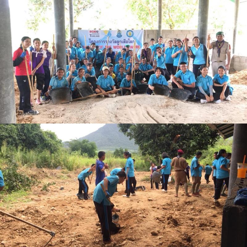โครงการ ต่อเติมศาลาปฏิบัติธรรม คุณพ่ออุดม-คุณแม่สง่า โรงเรียนหัวหิน SWA 15  จ.ประจวบคีรีขันธ์