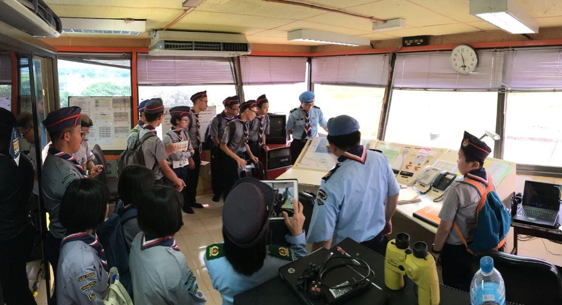 Scouts Adventure to Penang International Airport