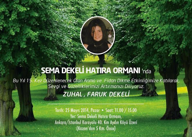 A rememberence day in a small tree planting area named after S. Dekeli