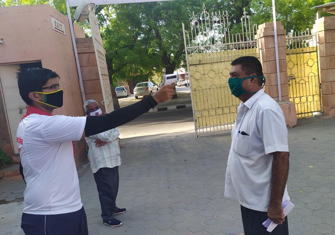 Health Worker made by Collector in Jodhpur district