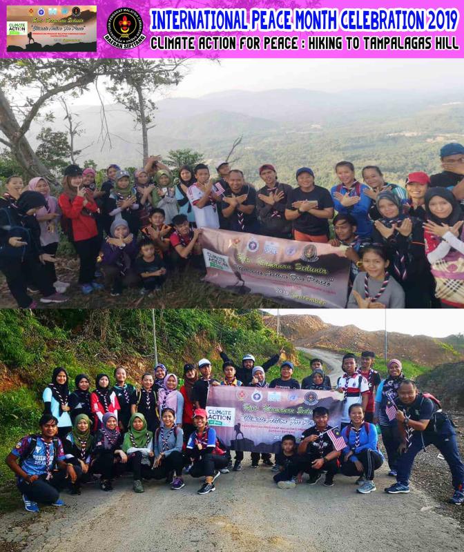 CLIMATE ACTION FOR PEACE : HIKING TO THE TAMPALAGAS HILL, SIPITANG, SABAH
