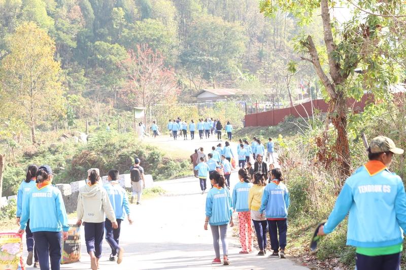Cleaning campaign by Scout masters and scout members , TCS