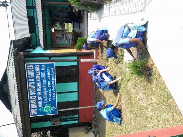 The Bharat Scouts & Guides, North East Regional Headquarters Started on 02.10.2015 Environment in Azara Locality and on 17.01.2016 we got appreciation from local people.