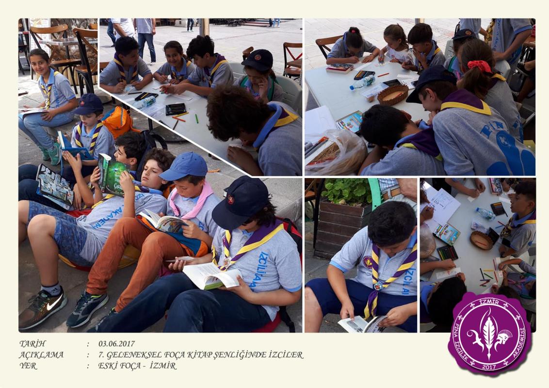 Scouts at 7th Foça Traditional Book Festival