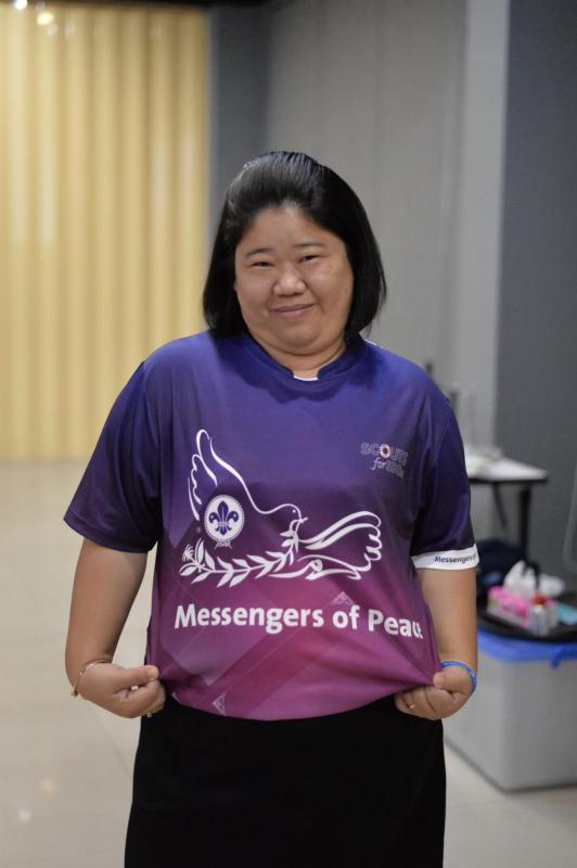 ประชาสัพมพันธ์งานวิ่งเพื่อสันติภาพ