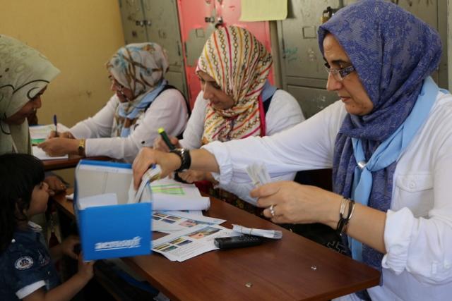 فرز وتوزيع بطاقات الضمان الأجتماعي للسلة الغذائية  مع مصرف ليبيا المركزي