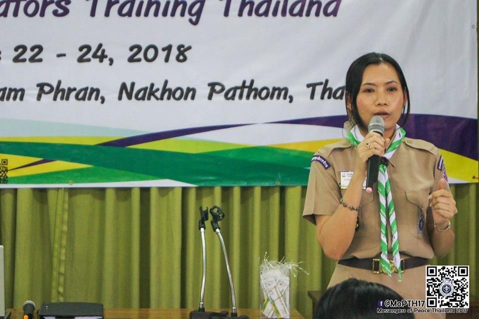 อาสาช่วยงานอบรม Messengers Of Peace