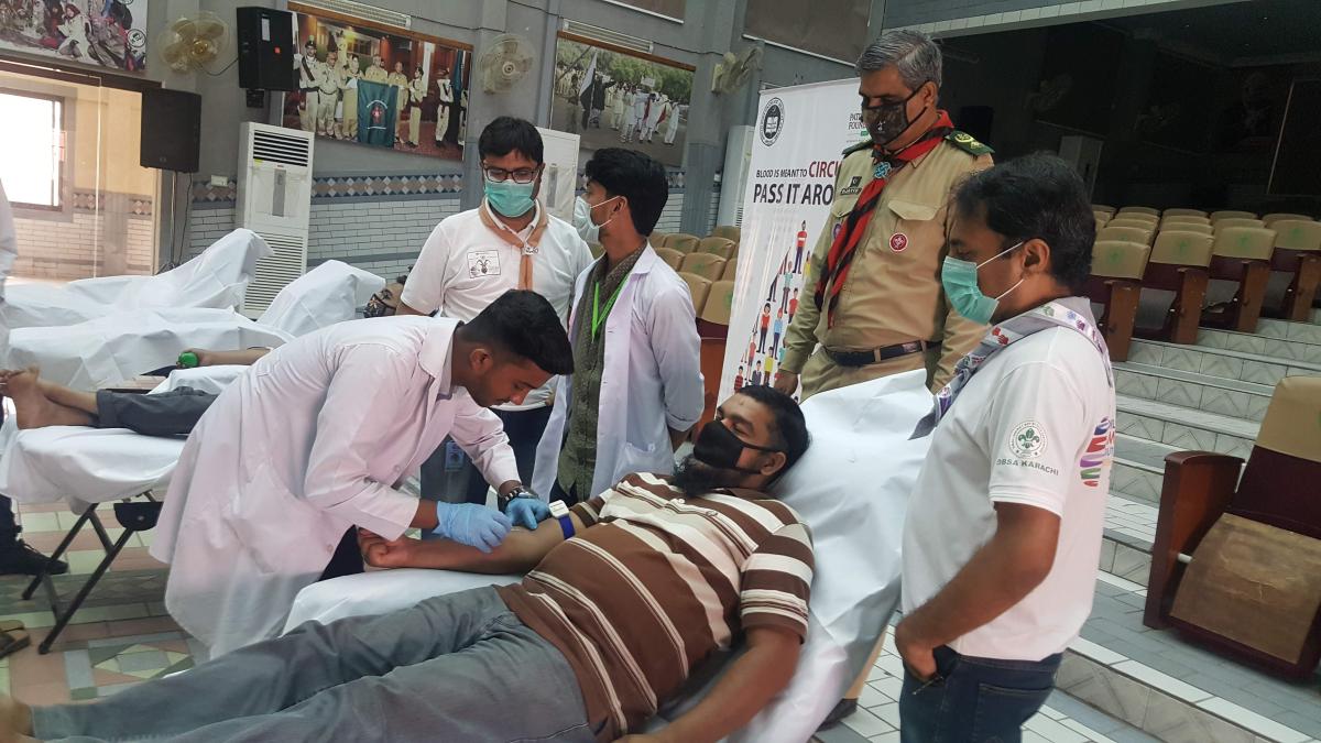 Blood donation drive for thalassemia patients during the ongoing worldwide crisis of COVID-19