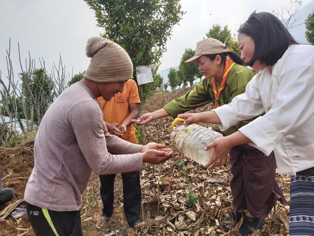 Sensitization programe to combat Covid 19