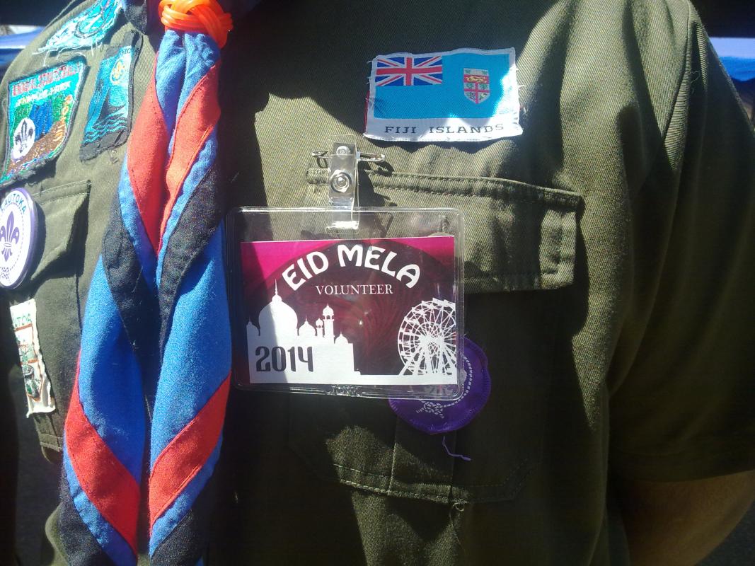 SERVICE TO MAN IS SERVICE TO GOD EID MELA COMMUNITY SERVICE PROJECT DONE BY THE LAUTOKA VENTURERS AND ROVERS.