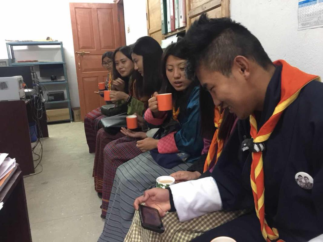 Initiation of cheychey scouts.