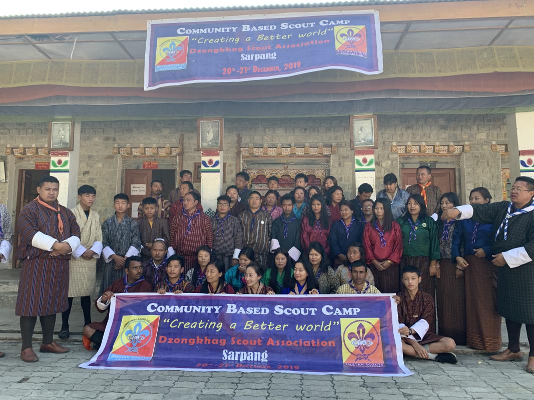 Dzongkhag Community Based Scouting camp