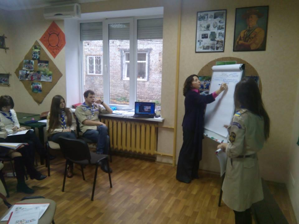 training seminar "The ABCs of child psychology" in the club of the Scout Union " SKIF "