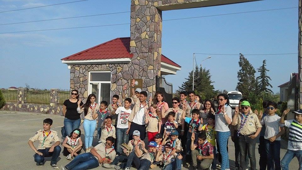 Dali Kur "Scout Unit (Salyan Scouts) organized rally (type of an excursion)  named "Jeyranlar" to  Shirvan National Park