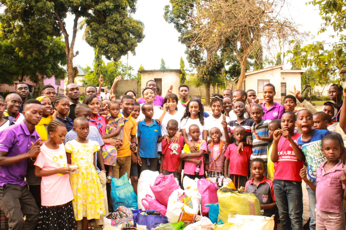Scout, Children, and Guardian of Huruma Children's Home,  After finishing the activities of Bringing Joy.
