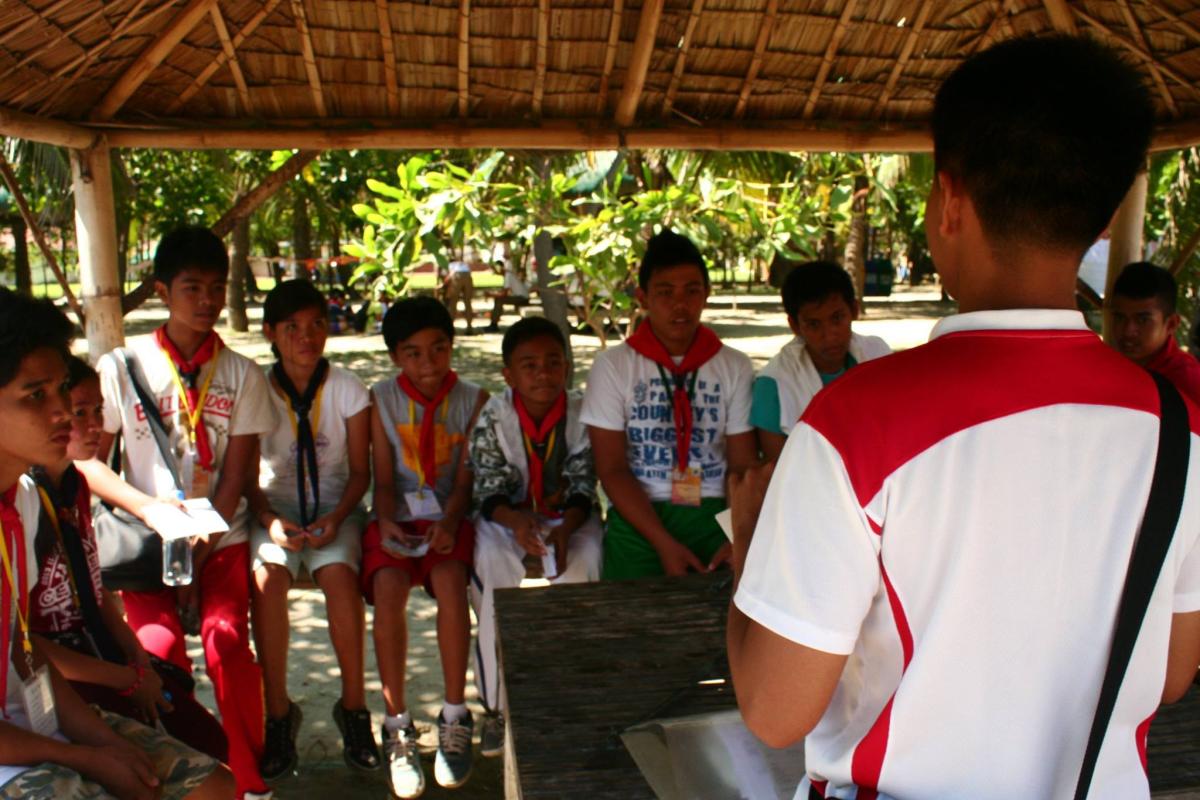 Volunteer Staff for UN Booth during the 6th NSVC