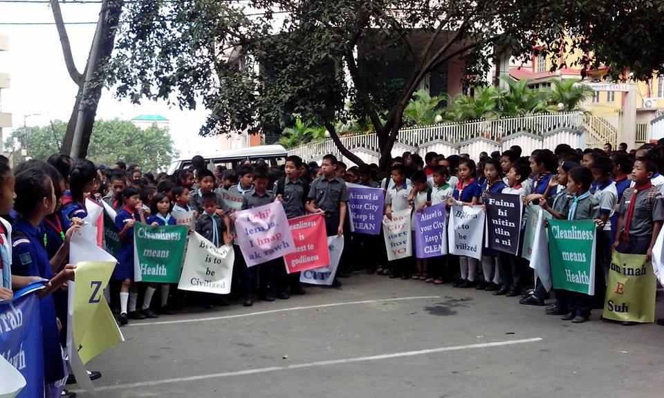 CLEAN INDIA MOVEMENT IN MIZORAM