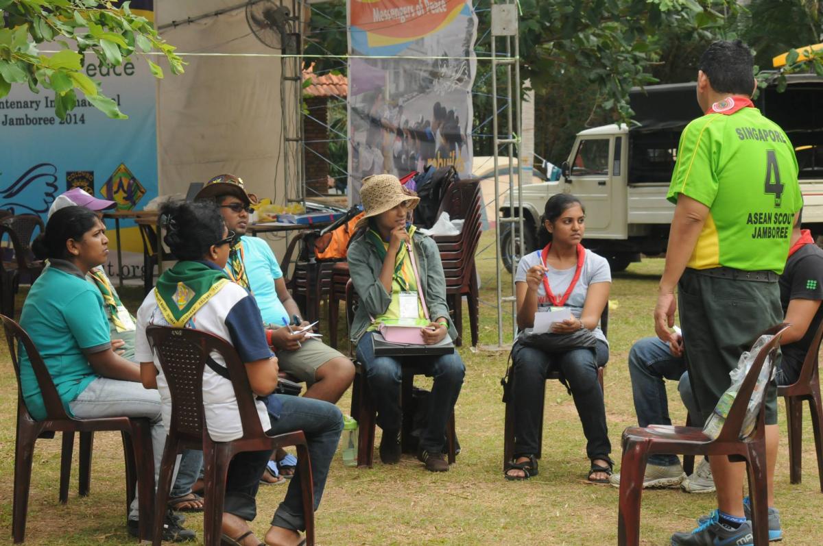 Orientation to the MoP Team of Colombo Centenary Scout Jamboree