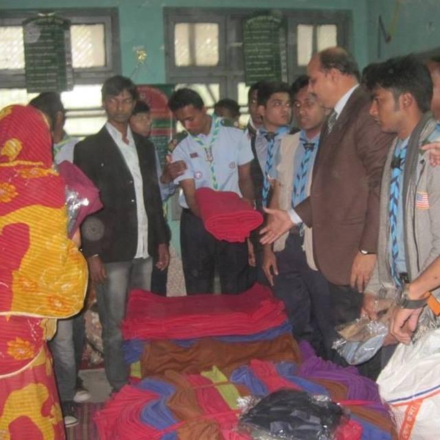 Winter Cloth Distribution