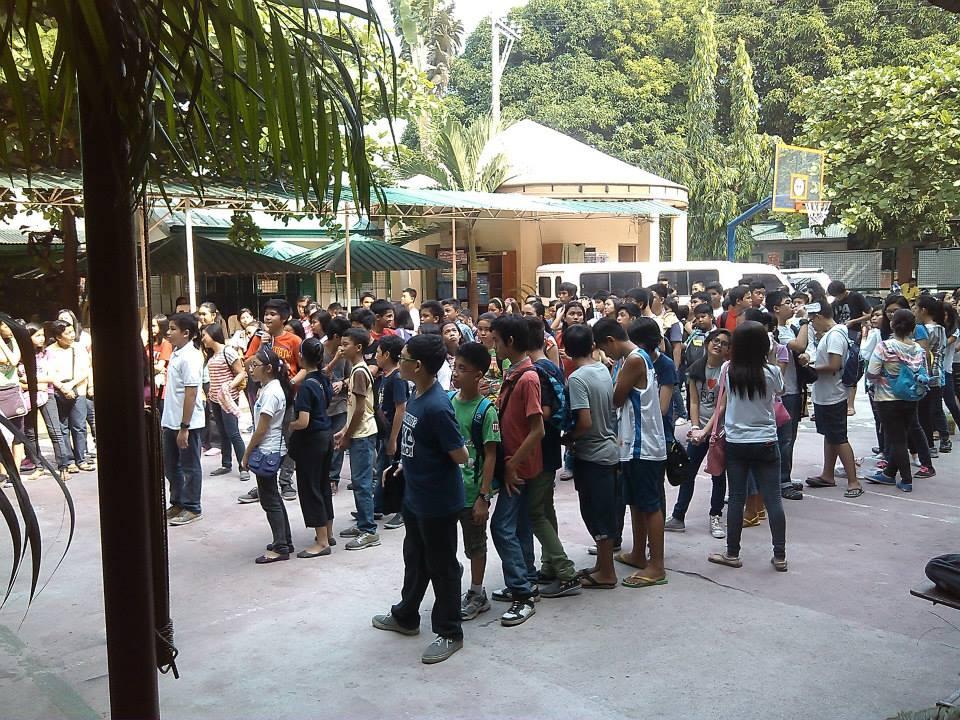 Messengers of Peace Team Brighton Venturers Brigada Skwela 2014 at Valenzuela City Science Highschool, Valenzuela City.