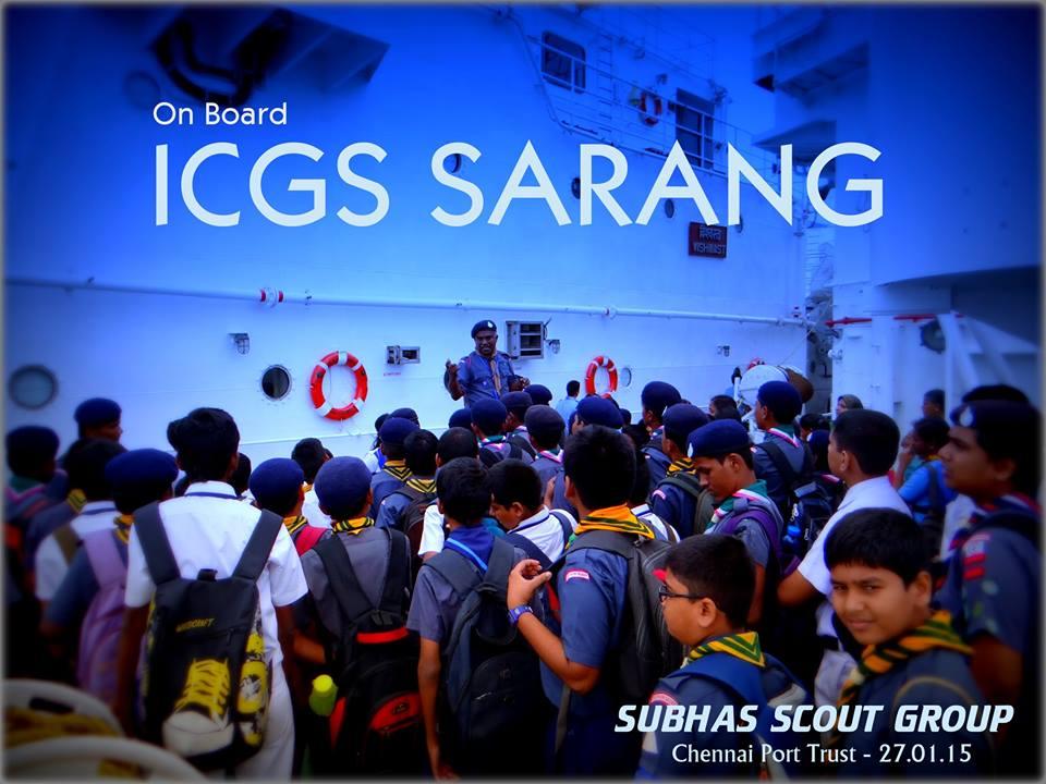 Coast Guard Visit - ICGS SARANG