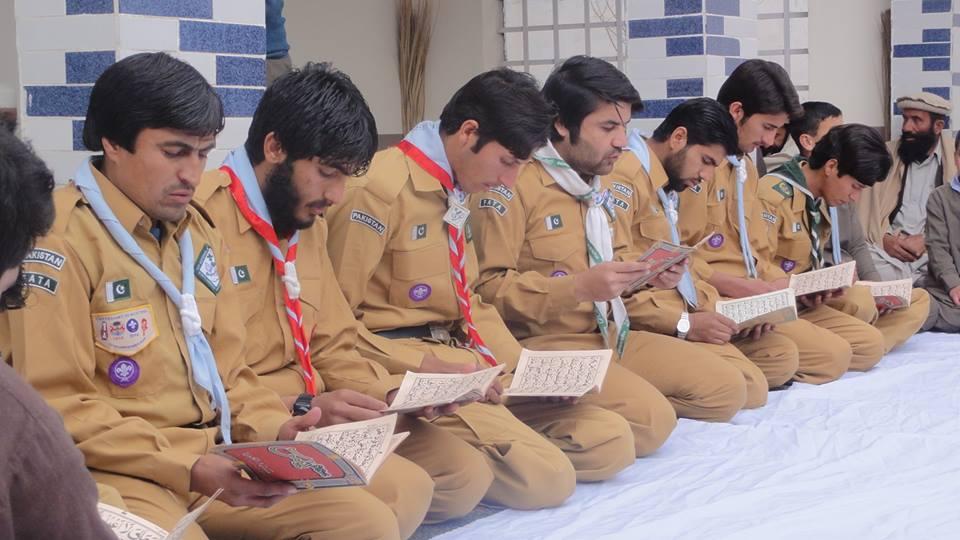 KURRAM SCOUTS OPEN GROUP QURAN KHWANI FOR ARMY PUBLIC SCHOOL MARTYRS BY , COMMUNITY & POLITICAL ADMINISTRATION KURRAM AGENCY PAKISTAN: ON 40 DAYS OF 16 DEC 2014