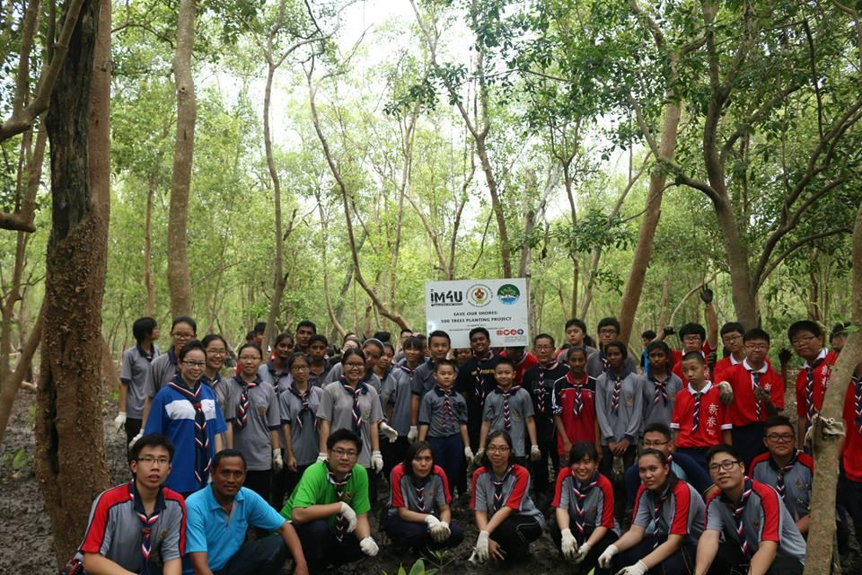 500 Mangrove Trees Planting with Local Scouts in-conjunction with World Forestry Day
