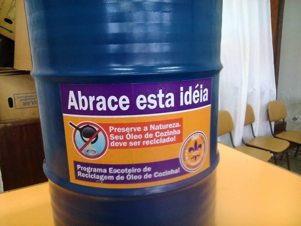 Programa Escoteiro de Reciclagem de Óleo de Cozinha