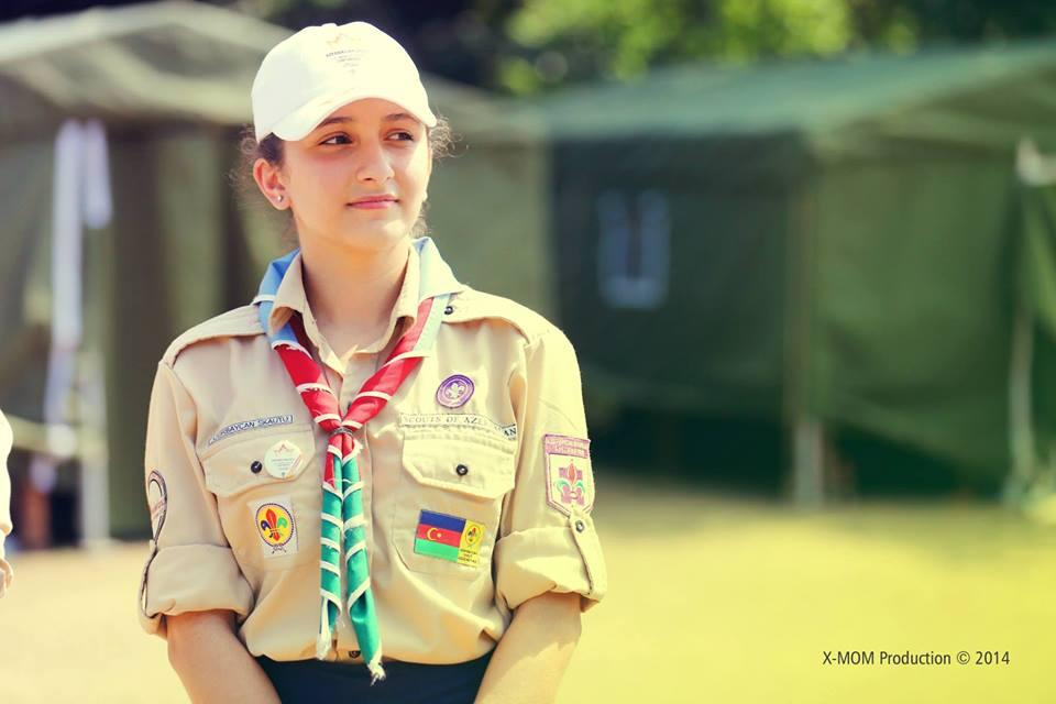 World Scout Scarf Day in Azerbaijan