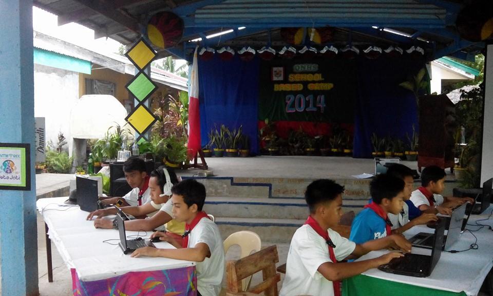 JOTA-JOTI at the 3-day School-based Camp of QNHS
