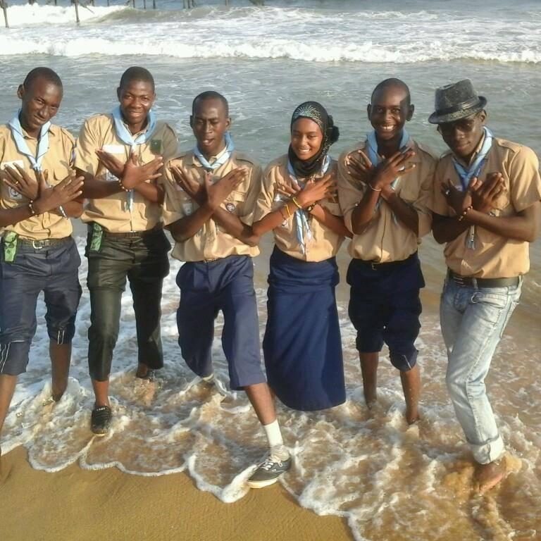 le District scout universitaire de Niamey membre de la Famille Mop