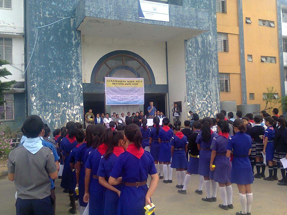 SWACCH BHARAT ABHIYAN,CLEANLINESS WEEK OPENING FUNCTION AT CHAMPHAI