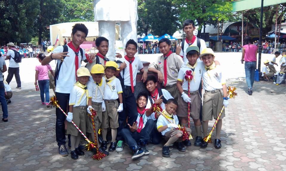 QNHS Boys Scouts in 6th Kawan Holdiday