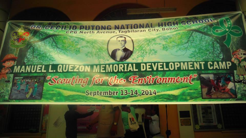 School-Based Camp of Dr. Cecilio Putong National High School- BOY And GIRL SCOUTS ENCAMPMENT
