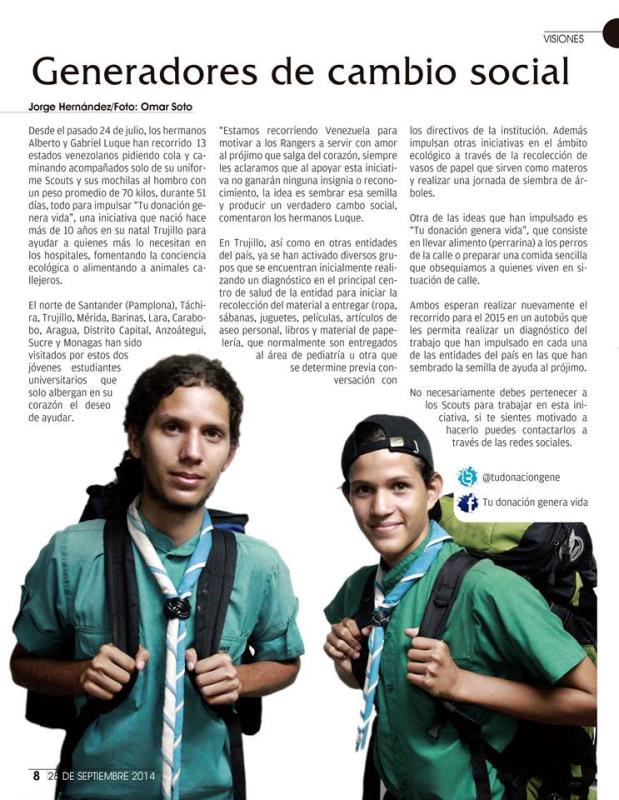Diagnostico Tu Donacion Genera Vida