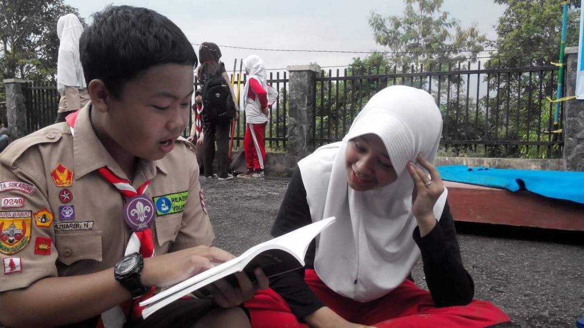 Ber-Prabuhi kepada peserta Green fashion dan Napak tilas 
