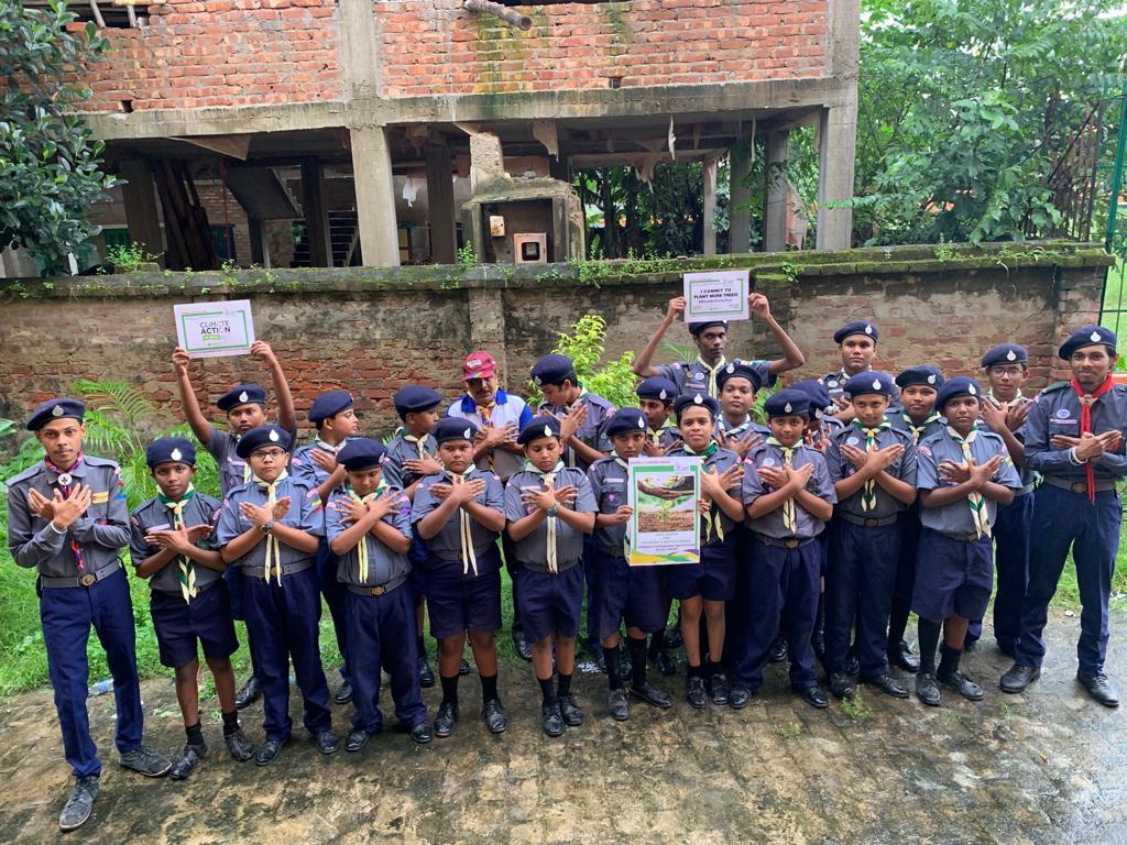 Tree Plantation And Cleaning Programme On Peace Day