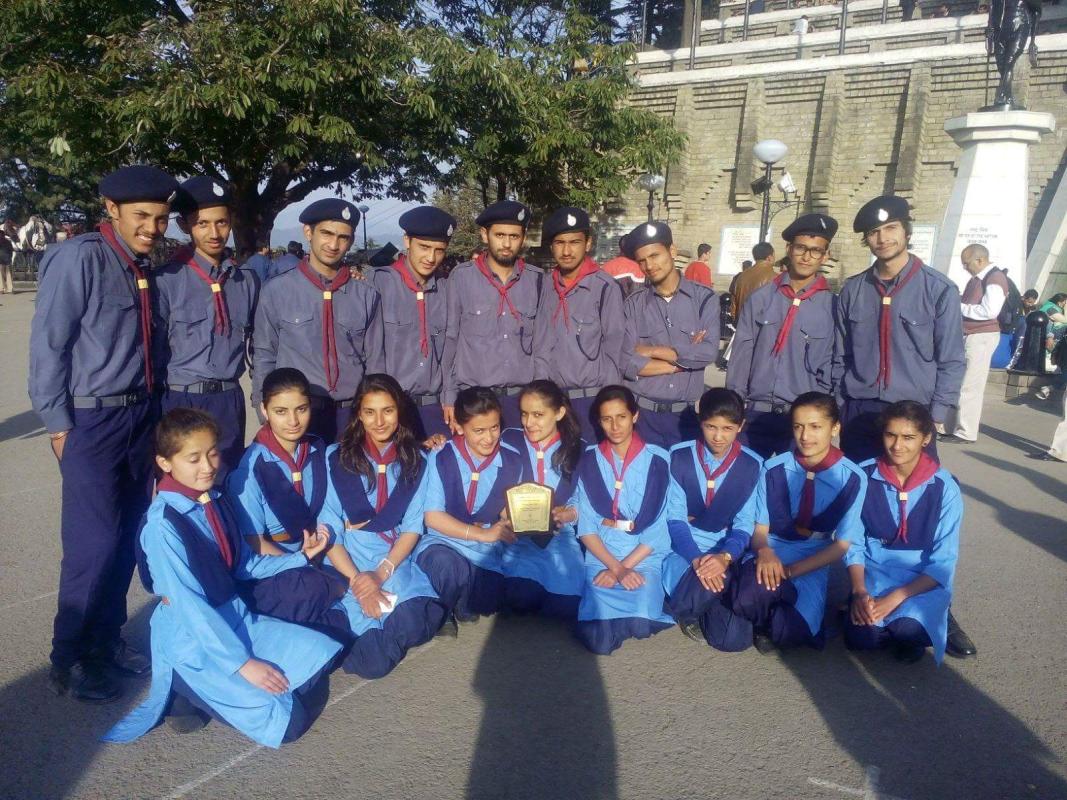 Participating in Awareness Rally at Ridge, Shimla